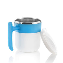 Stainless Steel Insulated Coffee/Tea Mug with Lid – Double Wall Hot Beverage Travel Cup, Milk Mug for Office & Home Use (1 Pc) - Goyaldeal.com