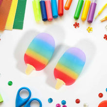 Jelly Popsicle Erasers – Cute & Fancy Mini Erasers for Kids (2 Pc Set, Mix Design)