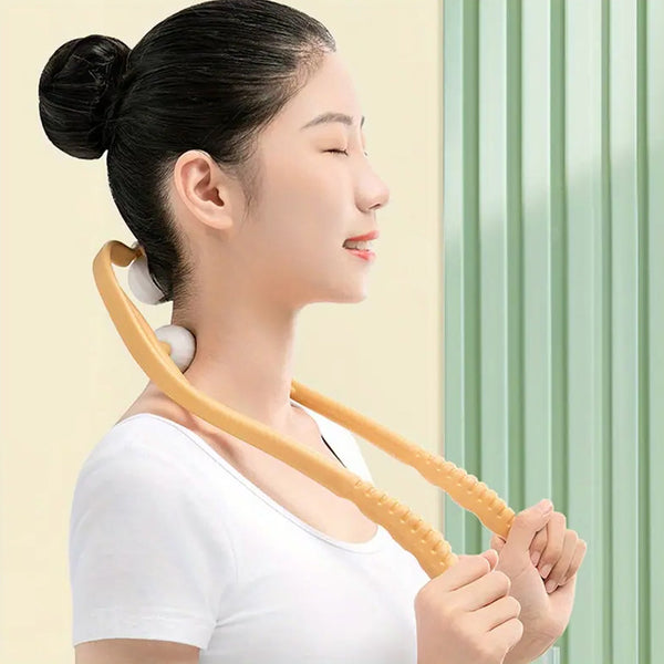 NECK SHOULDER MASSAGER, PORTABLE RELIEVING THE BACK FOR MEN RELIEVING THE WAIST WOMEN & MEN USE - Goyaldeal.com