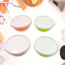 Multipurpose Small Round Plastic Bowl / Katori With Lid, Microwave Safe Reusable Lightweight Bowl, Dishwasher Safe Chutney Bowl (4 Pcs Set) - Goyaldeal.com