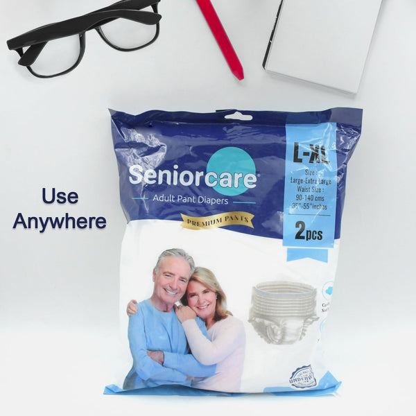 Senior Care Essentials: Large-XL Adult Diaper Pants (Waist 90-140cm) - Goyaldeal.com