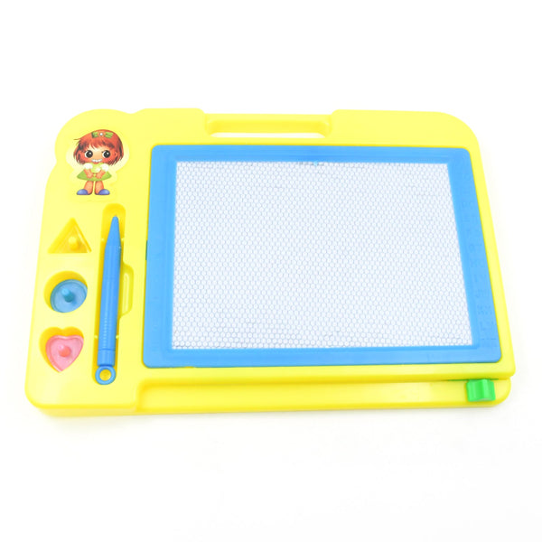 Children Magic Slate Pen Doodle Pad Erasable Drawing Easy Reading Writing Learning Graffiti Board Kids Gift Toy Magnetic Painting Sketch Pad for Baby Children (1 Pc Mix Color) - Goyaldeal.com