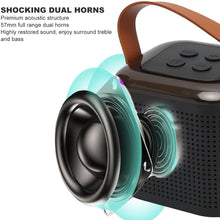 Wireless Speaker Microphone Set, RGB Light Support Memory Card PortableKaraoke Machine Perfect  for Travel TV - Goyaldeal.com