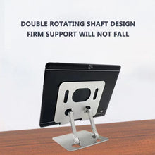 Tablet Stand Metal Alloy Adjustable Bracket, Suitable For tablet Computers for Desk Ergonomic Foldable Metal Tablet Holder/Tablets/Mobile Phones - Goyaldeal.com