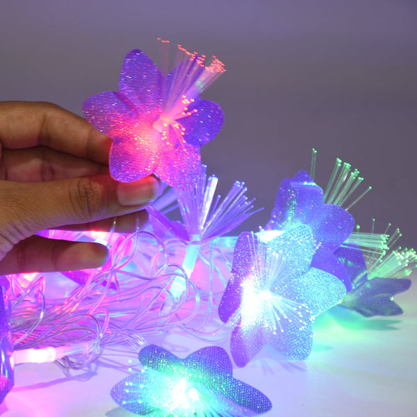 Flower Design Home Decoration Electrical Series Light 13 Feet Home Decoration Diwali & Wedding LED Christmas String Light Indoor and Outdoor Light ,Festival Decoration Led String Light, Multi-Color Light (16L 13 Feet) - Goyaldeal.com
