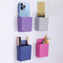 Multipurpose Plastic Wall Mounted Remote & Mobile Holder Stand – (Pack of 4) - Goyaldeal.com