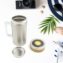 Multifunctional Double-Wall Thermos Water Bottles, Spill Proof with Leakproof Drinking Cup for Office Mug, Home, Travel, School (400ml) - Goyaldeal.com