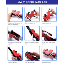 Handheld 8-Digit Plastic Price Tag Gun – Ideal for Retail & Market Price Tagging - Goyaldeal.com