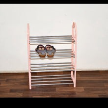 Shoes Storage Shelf, 4 Layer Space‑saving Shoes Show Rack Folding Shoe Rack, Standing Shoe Rack DIY Shoes Storage Shelf Home Organizer for Bedroom, Hallway and Closet Shoe Storage - Goyaldeal.com