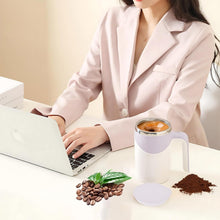 Stirring Coffee Mug | Magnetic Stirring Coffee Cup | Stainless Steel Mug for Milk | Travel Mixing Cup | Self Stirring Coffee Mug, Suitable for Coffee / Milk / Hot Chocolat | Battery Operated ( Battery Not Included) - Goyaldeal.com
