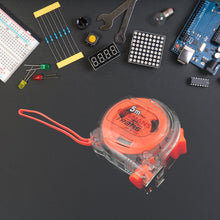 5 Meter Measuring Tape with Press Release Locking System, Measuring Tape with Transparent Gripper for Engineering/Hight/Decoration Measurement - Goyaldeal.com