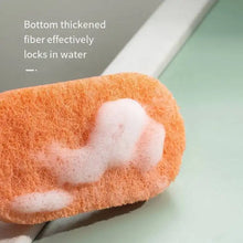 Sponge Kitchen Pot Brush With Handle Reusable And Washable Eraser Cleaner Removal Tool Sink Pot Dish Scrubber Bathroom Decontamination Cleaning Brush Glass Stove Top Cleaners Daily (1 Pc) - Goyaldeal.com