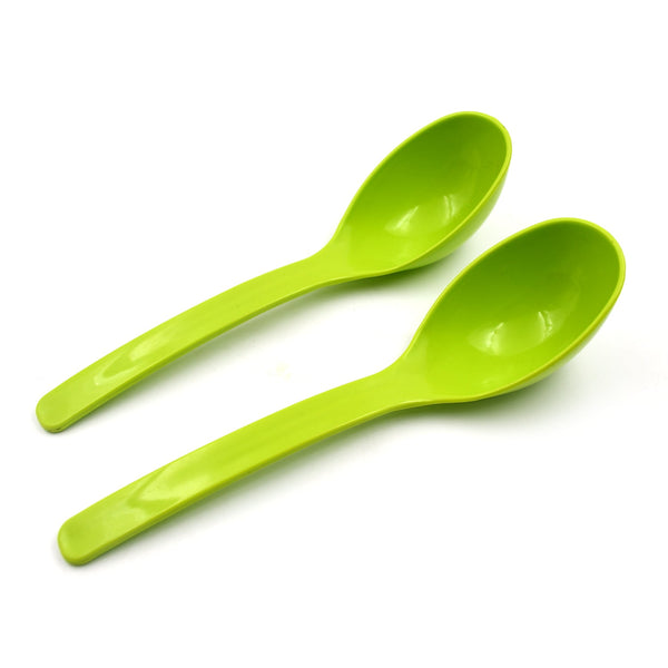 Plastic Spoon Kitchen Multipurpose Serving Ladle for Frying, Serving, Turner, Curry Ladle, Serving Rice, Spoon Used While Eating and Serving Food Stuffs Etc (2 Pcs Set / 10 Inch ) - Goyaldeal.com