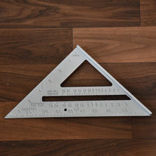 Double-Sided 45° Triangle Ruler – 7-Inch Aluminum Alloy Rafter Square for Home & Industrial Use - Goyaldeal.com