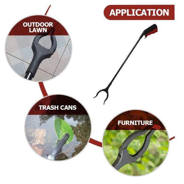 Extra Long Trash Picker Upper – Rotating Grip Arm for Litter, Elderly, Garden & Disabled Assistance - Goyaldeal.com