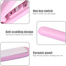 Beauty and Personal Care Professional Ceramic Plate Mini Hair Styler Straightener and Curler - Goyaldeal.com