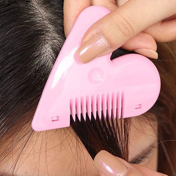 Heart Shape Baby Hair Scissors - Lightweight Stainless Steel Thinning Shears for Girls, Hair accessories - Goyaldeal.com