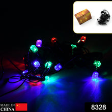 3Mtr Home Decoration Diwali & Wedding LED Christmas String Light Indoor and Outdoor Light ,Festival Decoration Led String Light, Multi-Color Light 8mm (15L 3 Mtr) - Goyaldeal.com