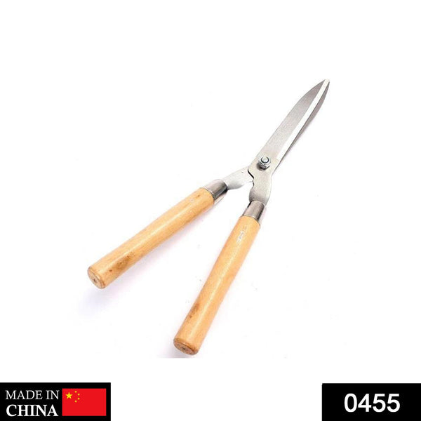 Wooden Handle Hedge Shears, Bush Clipper - Goyaldeal.com