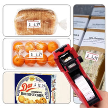 Handheld 8-Digit Plastic Price Tag Gun – Ideal for Retail & Market Price Tagging - Goyaldeal.com