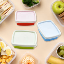3-Piece Multicolor Airtight Container Set – Rectangular Food & Fridge Storage - Goyaldeal.com