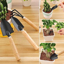 Small sized Hand Cultivator, Small Trowel, Garden Fork (Set of 3) - Goyaldeal.com