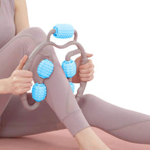 Muscle Massage Roller for Leg Soreness & Relaxation (5 Wheels, 1 Pc) - Goyaldeal.com