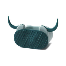 Multifunctional Cartoon Sticky Punch Free Mop Holder Wall Mounted Broom Organizer Cleaning Tools Holder Hanger, Self Adhesive Cute Cow Head Suction Cup Hanging Hook for Bathroom Kitchen (1 Pc) - Goyaldeal.com