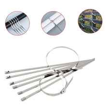 Stainless Steel Cable Ties for Solar & Home Use (100 Pc, 4.6x100mm) - Goyaldeal.com