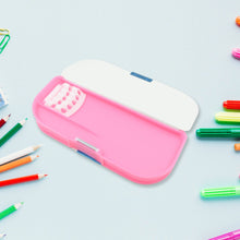 Multipurpose Cartoon Pencil Box – 2-Compartment Compass Box for Kids (Mix Color 1 Pc) - Goyaldeal.com