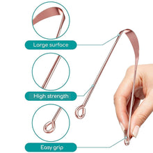 Tongue Cleaner For Kids & Adults | Tongue Scraper For Bad Breath, Maintain Oral Hygiene for Daily Use | for Fresh Breath & Bacteria Removal | Improved Taste (Steel, Copper, Tongue Cleaner / 1 Pc) - Goyaldeal.com