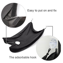 Black Beard Apron Hair Clippings Catcher Grooming Bib - Goyaldeal.com