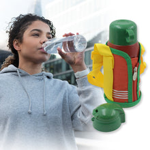 Premium Stainless Steel Insulated Sipper Bottle Print Water FlaskCartoon Vacuum Hot Cold For Kids / Travelling Water Bottle for Kids with  up Straw,  Double Wall Thermos with Straw & Bottle Zippe Cover For office/Gym/School (550 ML) - Goyaldeal.com