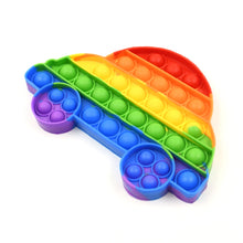 Fidget Toy Push  Bubble Fidget Sensory Toy for Kids and Adults Fidget per Stress Reliever Sensory Fidget pers (Butterfly & Car Shape / 1 Pc) - Goyaldeal.com