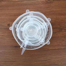 Silicone Stretch Lids, Microwave & Freezer Safe Food Covers (6 Pcs Set /95 Gm ) - Goyaldeal.com