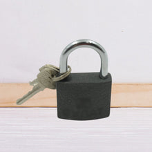 Iron lock, Brass Core and Thickened Black Iron Door Lock With 3 pc Keys for Home Dormitory, Waterproof Antirust Anti-theft locks Outdoor Gate Shed Locks Warehouse Small Iron Door Drawer Lock ( 37 mm ) - Goyaldeal.com