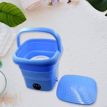 Mini Washing Machine Foldable Mini Washer with Drain Basket Portable Washing Machine Foldable for Laundry Travel Camping RV Baby Clothes - Goyaldeal.com