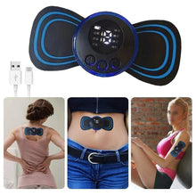 Portable USB Neck Massager Electric Neck Massager,  Enhancer Mini Cervical Massager EMS Lymphatic Drainage Massage with Cable - Goyaldeal.com