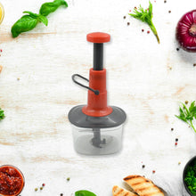 Manual Food Chopper (650ml): 3 Stainless Steel Blades, Locking System, Anti-Slip Base - Goyaldeal.com