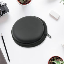 Cute Round Earphone Carrying Case - Multi-Use Pocket Pouch for Headphones, Cables, Coins, Airpods & More - Goyaldeal.com