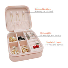 Mini PU Leather jewellery Box for Travel & Storage - Goyaldeal.com
