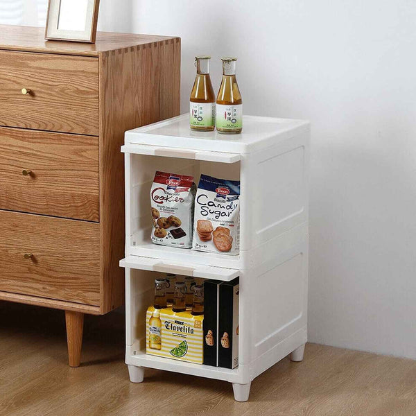 Multipurpose Storage Cabinet, Storage Solutions plastic drawers || Multi Layer Wardrobe Storage Drawers || Foldable Multipurpose Drawer Units For Kitchen, Bathroom, Bedroom, Cloth (2 Layer)