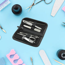 6-Piece Nail Clippers Kit with Travel Case: Professional Manicure Set, Stainless Steel - Goyaldeal.com