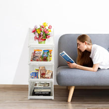 4-Layer Stackable Foldable Storage Organizer Cart for Kitchen, Closet, Bedroom & Bathroom - Goyaldeal.com