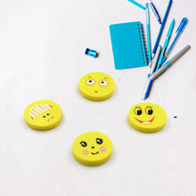Cute Smile Emoji Eraser Set – Perfect for Kids (4pc Set) - Goyaldeal.com