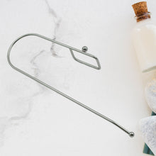 Stainless Steel Drill Free Self-Adhesive Paper Roll Holder Tissue Paper Stand Towel Bar Hanger Kitchen Towel Holder for Kitchen Bathroom Toilet (Pack of 1) - Goyaldeal.com