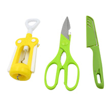 Multifunction Kitchen Tool Set – Stainless Steel & Plastic Knife and Scissors - Goyaldeal.com