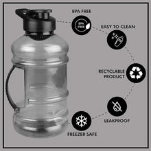 Sports Gym 1.5 Liters Gallon Water Bottle with Mixer and Strainer - Goyaldeal.com