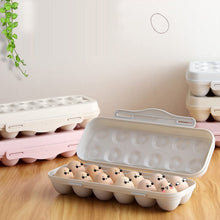 18 Grid Egg Holder Storage, Shock-Proof Egg Container with Buckle, Egg Carrier, Egg Tray, Egg Shelter, Effective Full Seal, Egg House use for Fridge, Camping, Kitchen - Goyaldeal.com