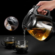 Flame Proof Glass Kettle & Cup Set With Strainer High Quality Kettle Set For Home & Café Use  (4 Cup & 1 Kettle) (24 Pc MOQ) - Goyaldeal.com